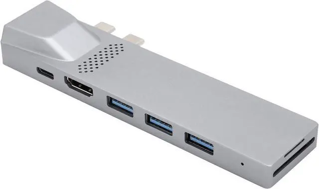 Main image of EBTOOLS 8 Port USB 3.0 Hub, Ultra Slim Data USB Hub with 4K Output, 3 .0 Ports, SDMicro SD Card Reader for Computer Office Home