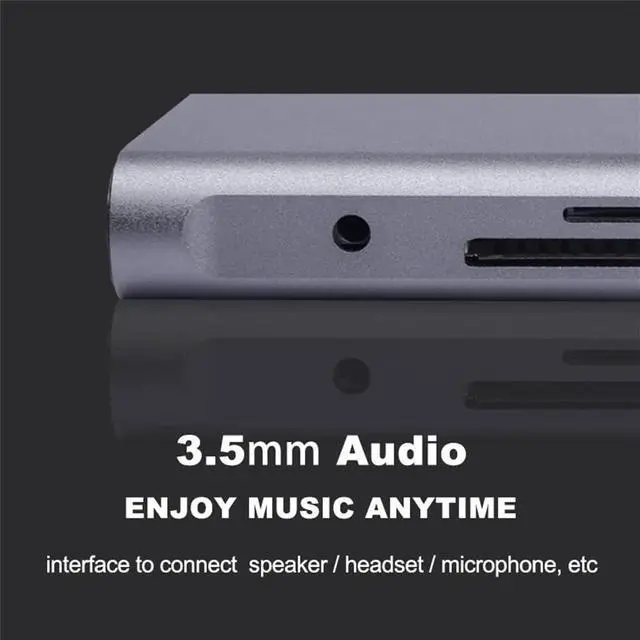 Alt view image 4 of 7 - ERTXGBA C HUB Type C 3.1 to 4k RJ45 LAN Ethernet USB3.0 Adapter Dock for Air Pro PC Accessories(C)