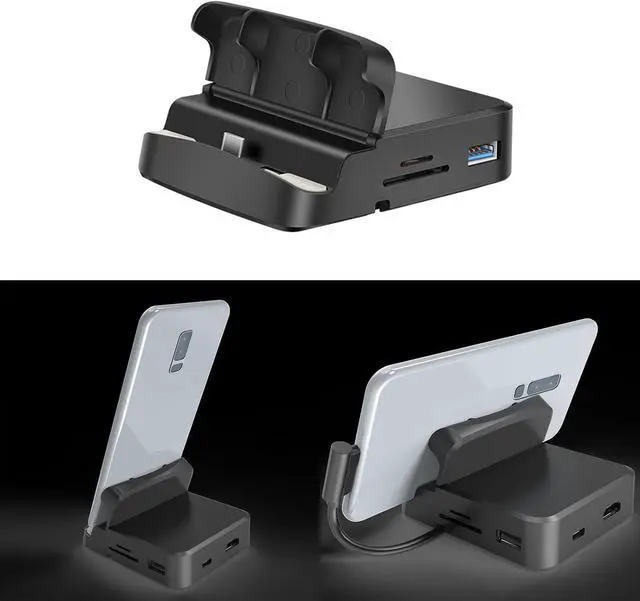 Alt view image 2 of 7 - Rdxanc MultiDevice USB C Docking Station USB C Hubs Data Port Fast Charging Port Memory Card Reader for Enhances Connectivity