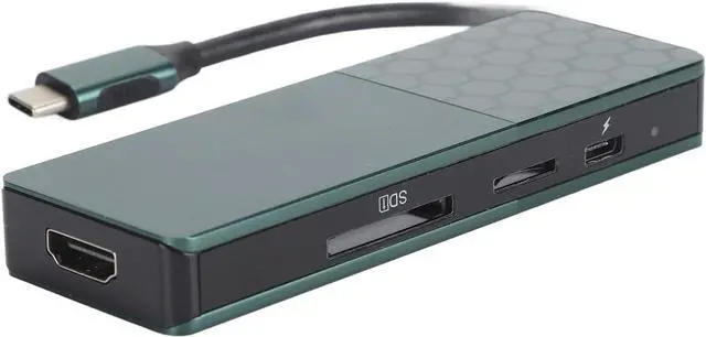 Alt view image 6 of 7 - USB C Hub, 7 in 1 Type C to 4K HDMI / USB3.0 / PD/SD/MicroSD Card Slot, USB C Splitter for Android for for OS X for Harmony OS