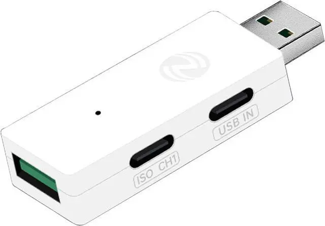 Alt view image 4 of 7 - 3 Ports USB 2.0 Industrial Hub Isolator Short Circuit Electrostatic Emission Protection Fast Connection ESD USB Hub