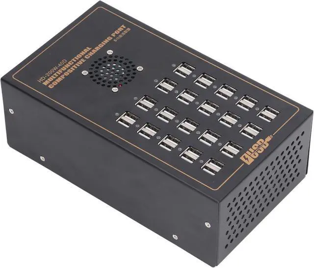 Alt view image 5 of 7 - Powered USB Hub Multifunctional Smart 20 Port USB Data Hub Splitter Charging Port Power 170V240V