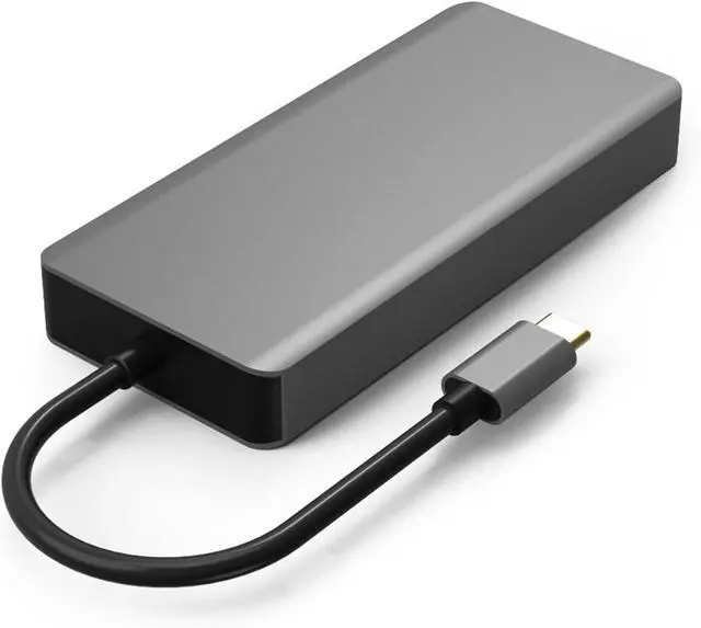 Alt view image 7 of 7 - DIEKE Multiports USB C Hubs USB C Adapter Type C to Video VGA Adapter USB3.1 to Video+VGA Converters for Data Transfer