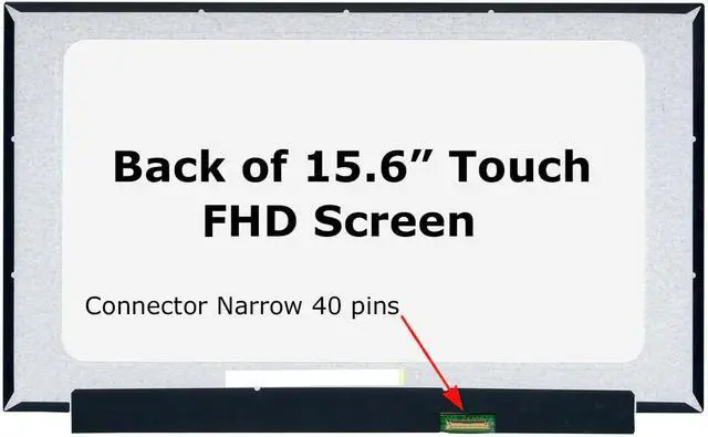 Alt view image 2 of 7 - SCREENARAMA New Screen Replacement for Lenovo Thinkpad E15 Gen 4 21E6 21E7 (40pin Touch FHD 1080p) IPS LCD LED Display with Tools and Tape