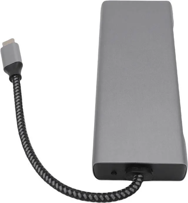 Alt view image 2 of 7 - ZJchao Type C Hub Fit for Studio Display Aluminum Alloy 8 in 1 Laptop USB C Hub 4K Video Output