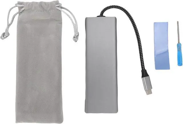 Alt view image 5 of 7 - ZJchao Type C Hub Fit for Studio Display Aluminum Alloy 8 in 1 Laptop USB C Hub 4K Video Output