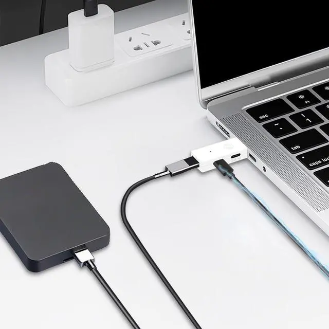 Alt view image 5 of 7 - 3 Ports USB 2.0 Industrial Hub Isolator Short Circuit Electrostatic Emission Protection Fast Connection ESD USB Hub