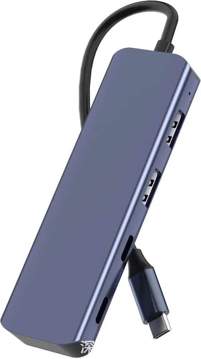 Alt view image 6 of 7 - 4 USB A and 2 Type C Connectors Aluminum High Speed 10Gbps Data Hub for All Users