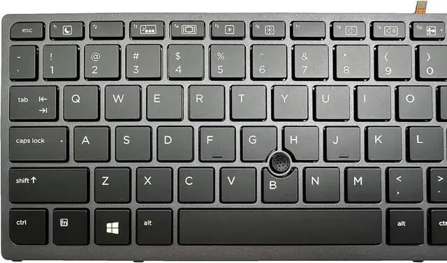 Alt view image 5 of 7 - Siakoocty Laptop Replacement US Layout with Pointer and backlightt Keyboard for HP Zbook 15 G3 G4 Zbook 17 G3 G4 Backlit Pointer US 848311-001 PK131C31A00