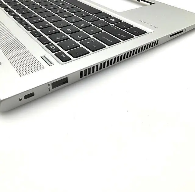 Alt view image 4 of 7 - Replacement for HP Probook 450 455 G6 450 455R G7 Laptop Upper Case Palmrest with Non-Backlit Keyboard Assembly L45091-001 Sliver
