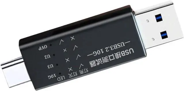 Alt view image 4 of 7 - 10Gbps USB3.2 Interfaces Tester HUBs Test Type C Docking Stations USB Port Function Quick Tests Voltages Test