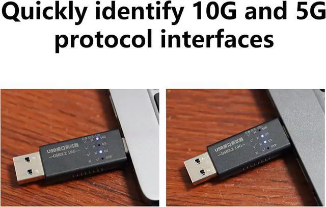 Alt view image 7 of 7 - 10Gbps USB3.2 Interfaces Tester HUBs Test Type C Docking Stations USB Port Function Quick Tests Voltages Test