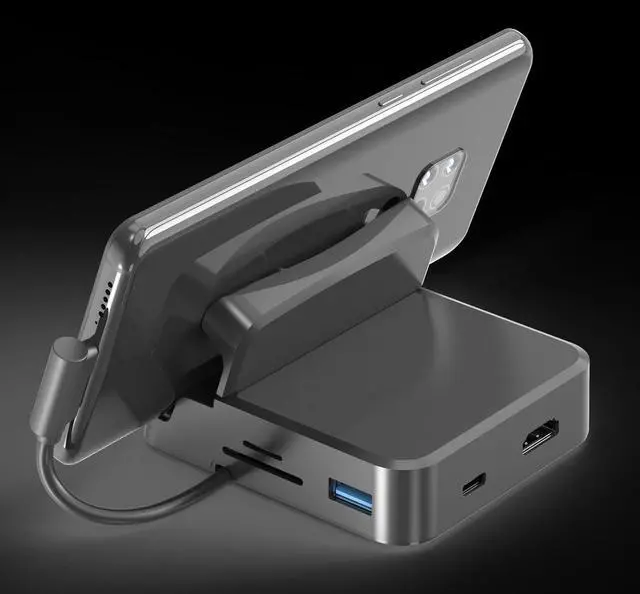 Alt view image 4 of 7 - Rdxanc MultiDevice USB C Docking Station USB C Hubs Data Port Fast Charging Port Memory Card Reader for Enhances Connectivity