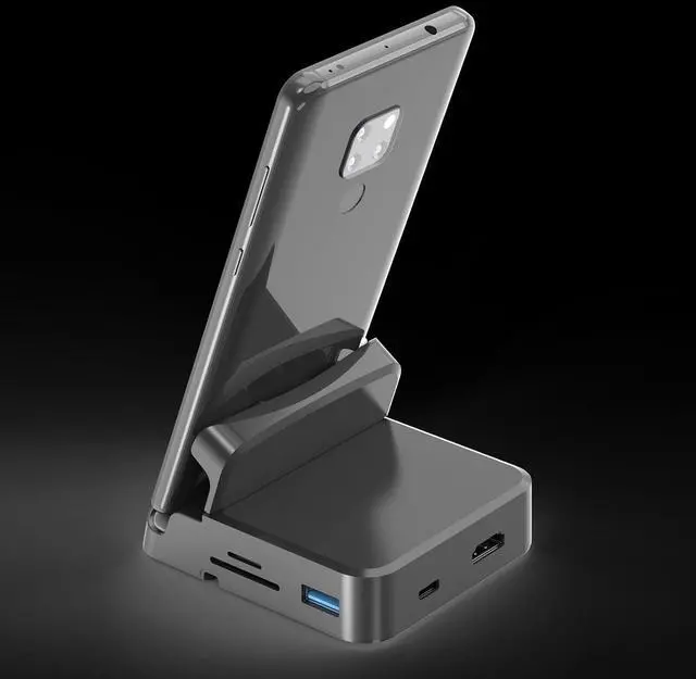 Alt view image 3 of 7 - Rdxanc MultiDevice USB C Docking Station USB C Hubs Data Port Fast Charging Port Memory Card Reader for Enhances Connectivity