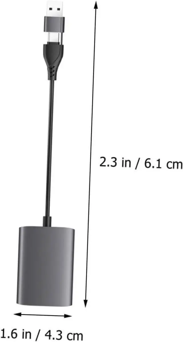Alt view image 7 of 7 - SECFOU USB Type-c to Dual Adapter High Definition Converter Dual Monitor Support for Enhanced Productivity