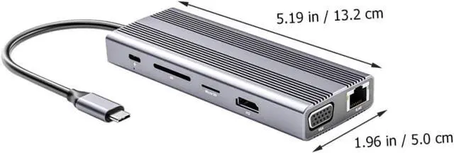 Alt view image 2 of 7 - DOITOOL Type Portable Multi USB Splitter with Output Plug Play Adapter for Computer