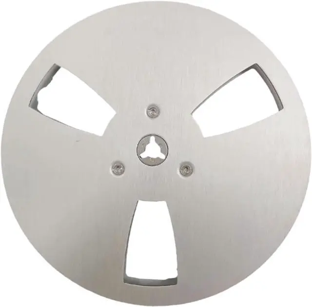 Alt view image 7 of 7 - predolo 1/4 7 inch Empty Reel Aluminum Replacement Accessories,Opening Machine Part Sturdy Portable Open Reel Sound Tape, Sliver