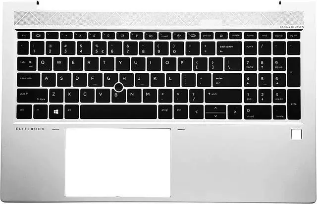 Main image of Replacement for HP EliteBook 850 G7 755 G7 Palmrest Backlit Keyboard Assembly M07491-001