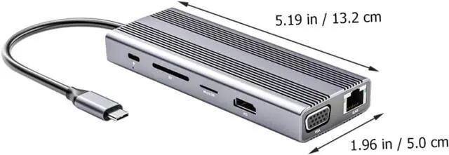 Alt view image 7 of 7 - DIYEAH Portable Type C USB Hub Splitter Data Hub with Support Lightweight and Durable