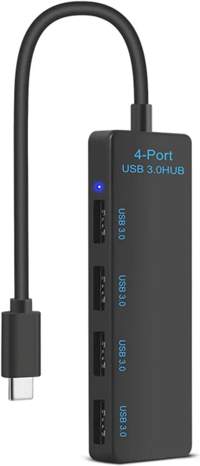 Main image of Mllepjdh Type C To 4 Port USB3.0 Splitter Hubs For Connection Of Peripherals To Laptops Desktops And TVs