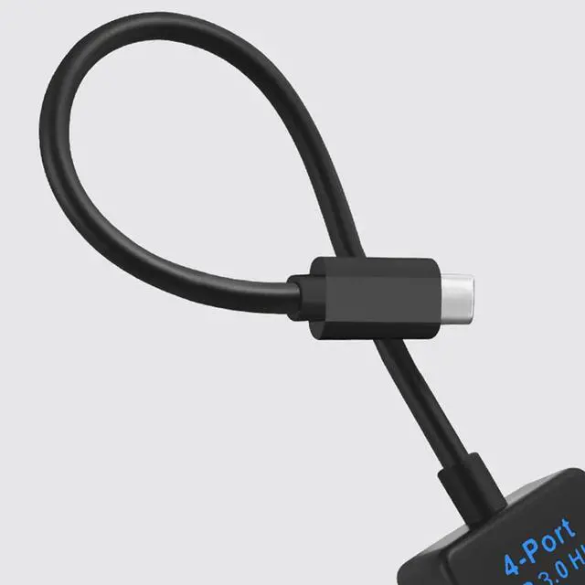 Alt view image 7 of 7 - Mllepjdh Type C To 4 Port USB3.0 Splitter Hubs For Connection Of Peripherals To Laptops Desktops And TVs