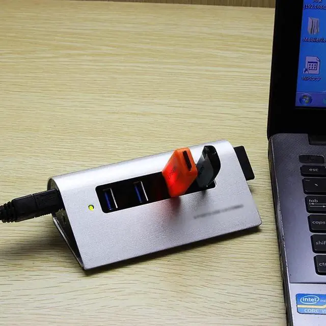 Alt view image 4 of 6 - Hub Multiple Expander High Speed ??Separator Card Reader with Combo Supply Adapter for Laptop (OneColor 1)