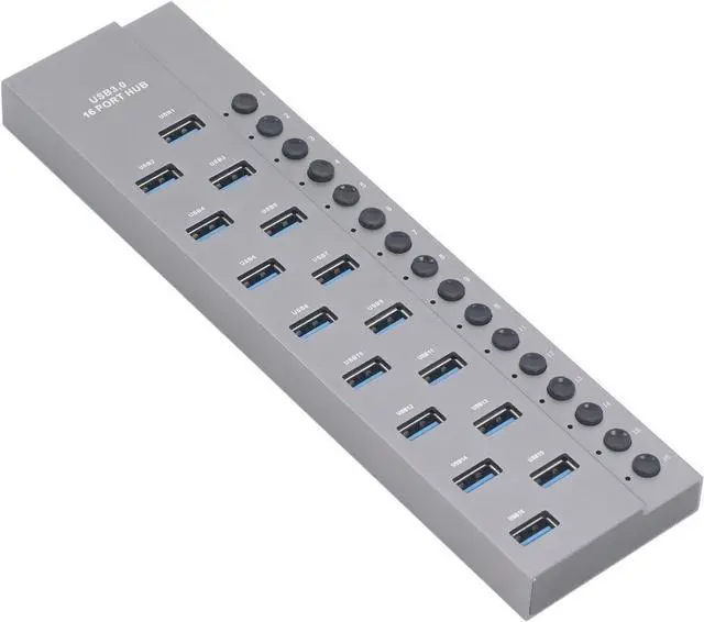 Alt view image 2 of 7 - Haofy 16 Hub USB 3.0 HU (US Plug)