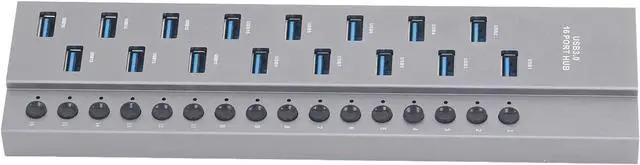 Alt view image 7 of 7 - Haofy 16 Hub USB 3.0 HU (US Plug)