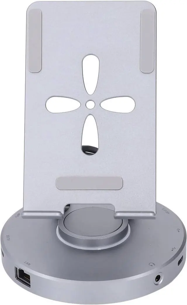 Main image of 10 in 1 USB C Hub with 4K at 60Hz HD Port, Gigabit Ethernet RJ45, 3.5mm Sound, USB2.0, 2xUSB3.0, USB C 3.0 Docking Station, Foldable Design for Tablets