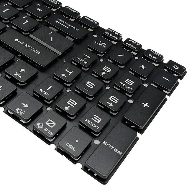 Alt view image 4 of 7 - PAEBAI+ Replacement Laptop Keyboard for MSI GP76 Leopard 11 UE UG UH 10 UE UG UH, GE76 Raider 11 UE UG UH 10 UE UG UH, GS76 Sealth 11 UG UE UH, RGB Backlight US Layout, Black