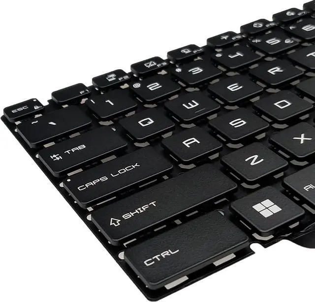 Alt view image 5 of 7 - PAEBAI+ Replacement Laptop Keyboard for MSI GP76 Leopard 11 UE UG UH 10 UE UG UH, GE76 Raider 11 UE UG UH 10 UE UG UH, GS76 Sealth 11 UG UE UH, RGB Backlight US Layout, Black