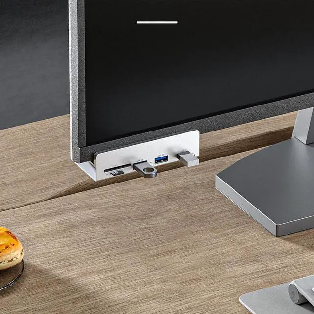 Alt view image 3 of 7 - 4ports USB 3.0 Hub USB Splitter Adapter Power Clip Type Multi Splitter High Speed Data Transmission