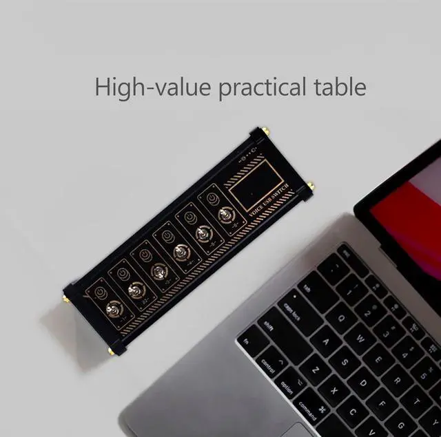 Alt view image 5 of 7 - 6 Ports USB Splitter, 6 Port USB Switcher with Six Individual Switches, 6 Port USB Docking Station, Efficient Data Transmission and Adaptive Power Output, for Phones, Tablets, and Gadgets