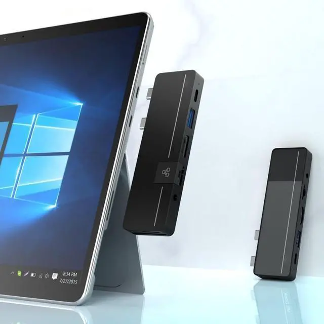 Alt view image 6 of 7 - USB C Expansion Hubs for Pro9/8/X with 4K USB3.0 Slots Simultaneous Monitor Output Power Delivery USB C Hubs