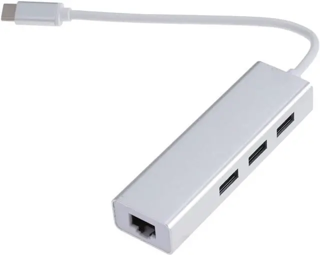 Main image of Mipcase 2pcs USB Data Hub with Mbps Ethernet Adapter Type C Expansion Dock Port USB Hub for PC Laptop and Tv