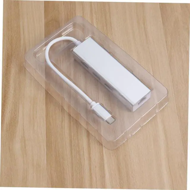 Alt view image 2 of 7 - Mipcase 2pcs USB Data Hub with Mbps Ethernet Adapter Type C Expansion Dock Port USB Hub for PC Laptop and Tv