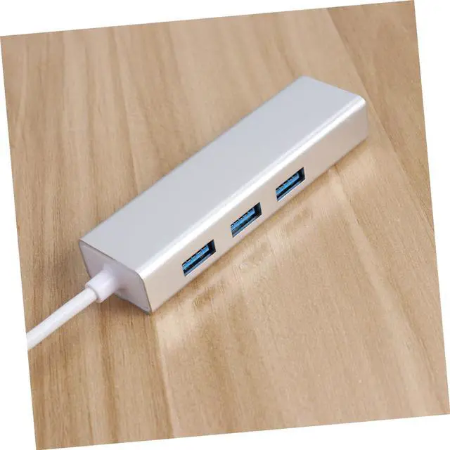 Alt view image 3 of 7 - Mipcase 2pcs USB Data Hub with Mbps Ethernet Adapter Type C Expansion Dock Port USB Hub for PC Laptop and Tv