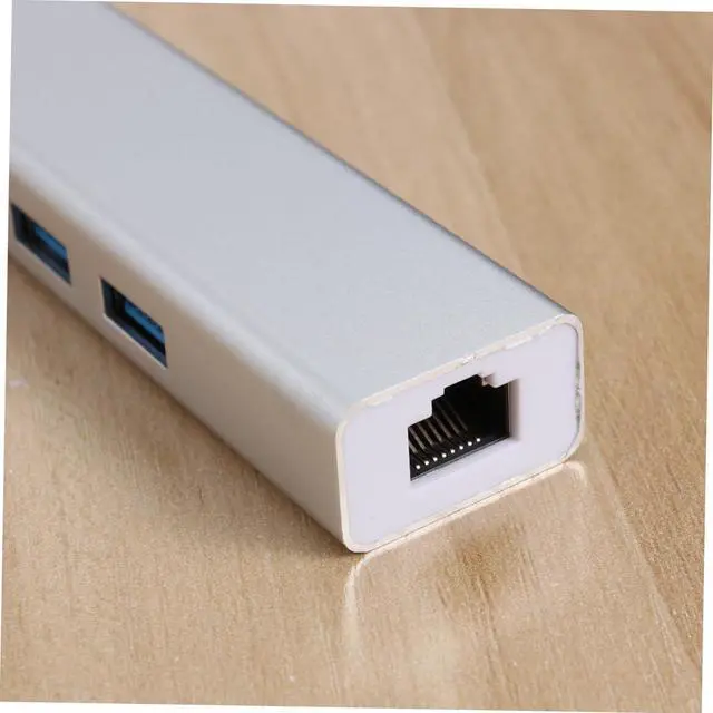 Alt view image 6 of 7 - Mipcase 2pcs USB Data Hub with Mbps Ethernet Adapter Type C Expansion Dock Port USB Hub for PC Laptop and Tv