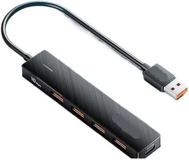 Alt view image 3 of 5 - Hongpan USB Hub 4 Port ABS Hub USB 3.2 10Gbps for Multi Splitter Adapter Computer Accessories(USB-C3.2 10Gbps 2)