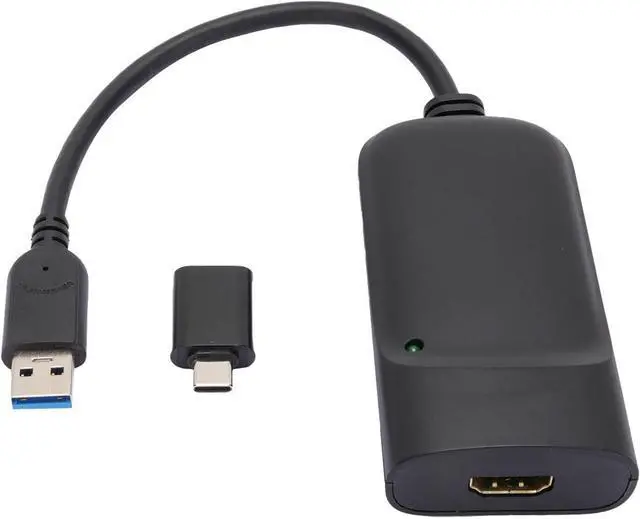 Alt view image 5 of 7 - Wisoqu USB3.0 To High Definition Multimedia Interface 2K Adapter, 3 Modes Pluggable USB3.0 To High Definition Multimedia Interface Adapter for 2 Screen HD Display