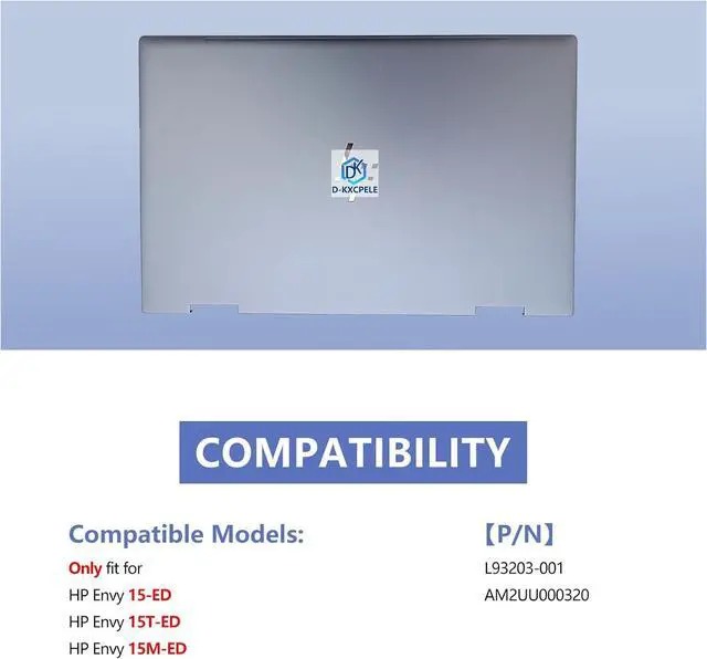 NEW LCD Back Cover For HP ENVY X360 15m-ee0013dx 15m-ee0023dx - Foto 13