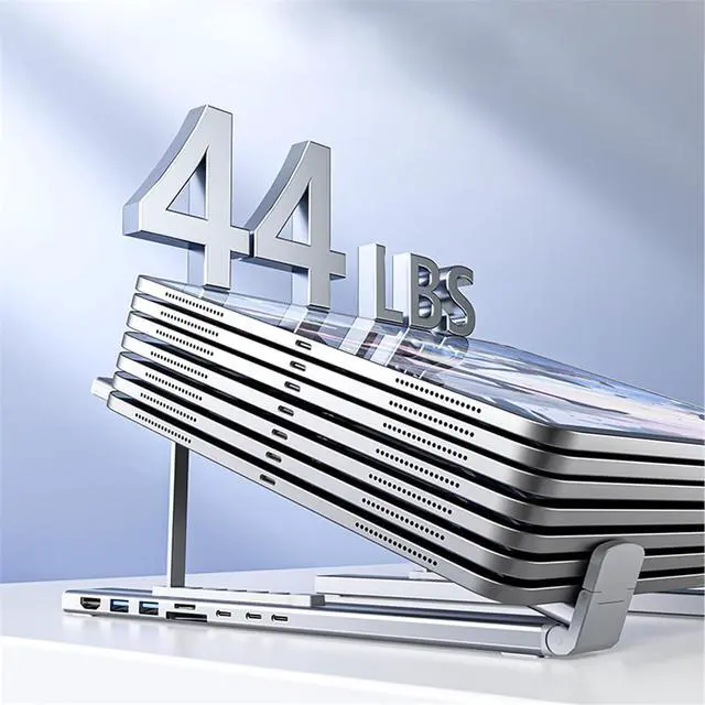 Alt view image 7 of 7 - Type C Hubs with 4K USB3.0 PD100W Charging SDTF Card Reader Multiport Connectivitys for Laptop Desktop