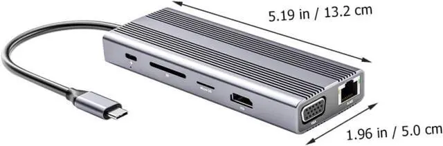 Alt view image 4 of 7 - Veemoon Type USB Multi Port Expander High Speed Data Dock for Computer Accessories Lightweight and Durable