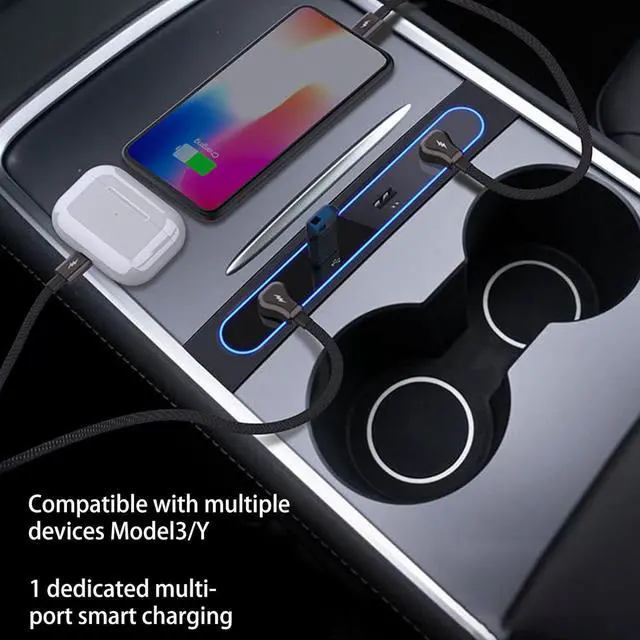 Alt view image 3 of 7 - High USB Type Docking Station for 2021 Charging Box No Hub Wiring Type C Fast Charging Required