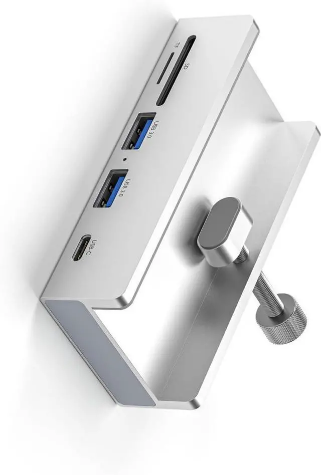 Alt view image 7 of 7 - Aluminum Clip USB 3.0 Hub Multiple Concentrator Docking Station 3 0 Type Dock Splitter Adapter Extension PC Accessories