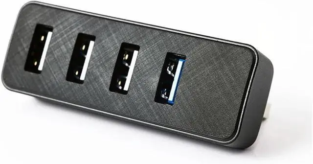 Alt view image 2 of 4 - for Tesla Model 3 Highland 2024 Docking Station, Center Console 4-in-1 Glove Box USB Hub Flash Drive Docking Station