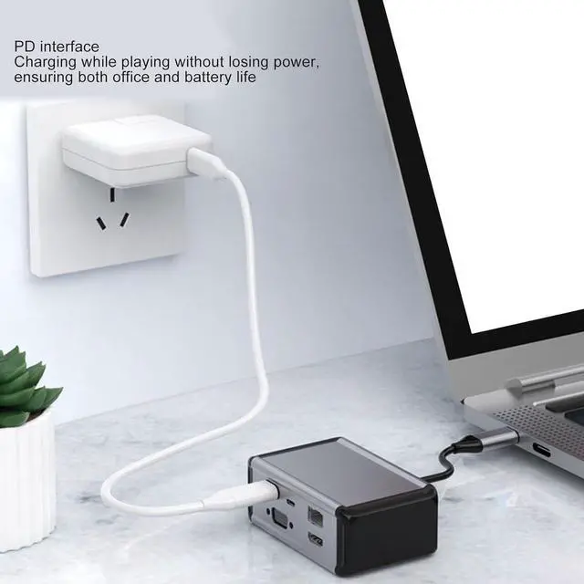 Alt view image 6 of 7 - 12 in 1 USB C Hub, Aluminum Alloy Docking Station with, PD, RJ45, USB3.0 for Laptop
