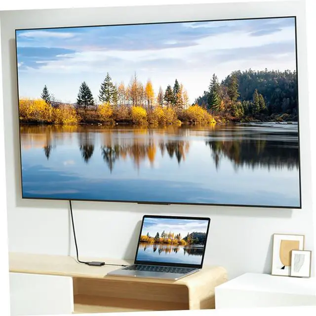 Alt view image 4 of 7 - MERRYHAPY Type C USB Hub Adapter Dual Converter for Laptop Supports Modes Setup Compatible with Multiple