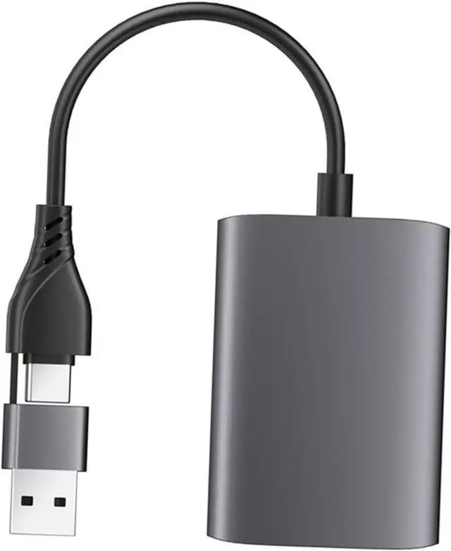 Main image of CHICAMPERA Type C to Dual Adapter USB Splitter Hub High Definition Display Compatible with Laptops and