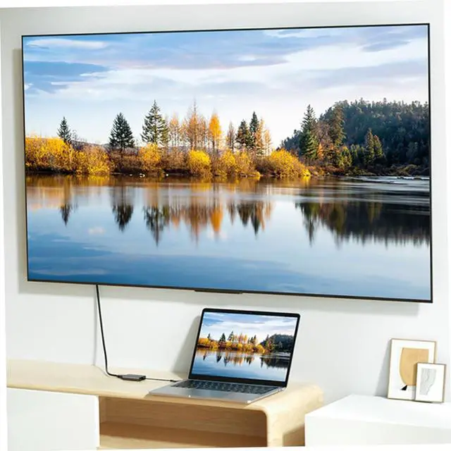 Alt view image 5 of 7 - CHICAMPERA Type C to Dual Adapter USB Splitter Hub High Definition Display Compatible with Laptops and